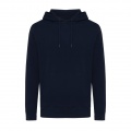 Iqoniq Rila lightweight recycled cotton hoodie, navy