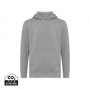 Logo trade promotional gift photo of: Iqoniq Rila lightweight recycled cotton hoodie