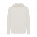 Iqoniq Rila lightweight recycled cotton hoodie, ivory white