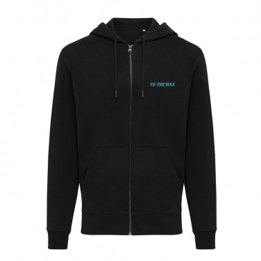 Logotrade promotional product image of: Iqoniq Abisko recycled cotton zip through hoodie