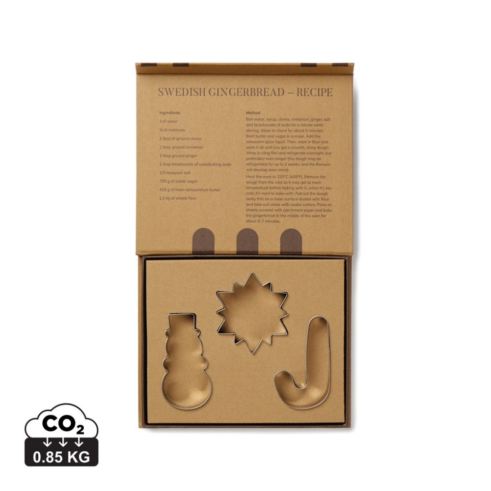 Logo trade promotional items picture of: VINGA Classic cookie cutter 3-piece set