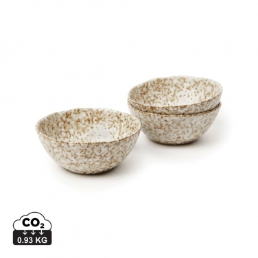 Logo trade promotional gifts image of: VINGA Nuvem stoneware mini bowl, 3 pcs set