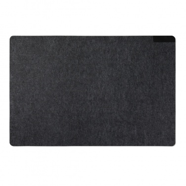 Logo trade promotional giveaways picture of: VINGA Albon GRS recycled felt desk pad