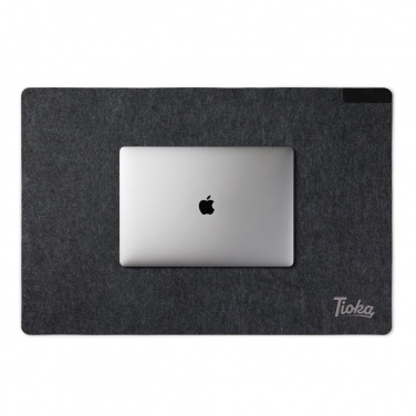 Logo trade corporate gift photo of: VINGA Albon GRS recycled felt desk pad