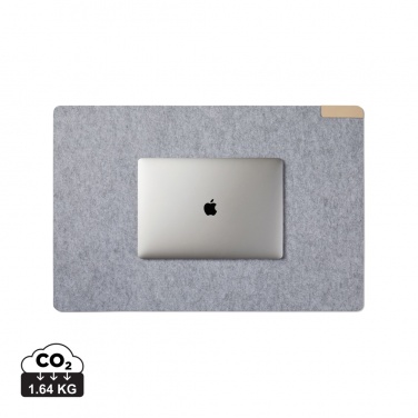 Logotrade promotional item image of: VINGA Albon GRS recycled felt desk pad