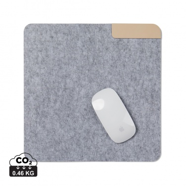 Logo trade promotional products image of: VINGA Albon GRS recycled felt mouse pad