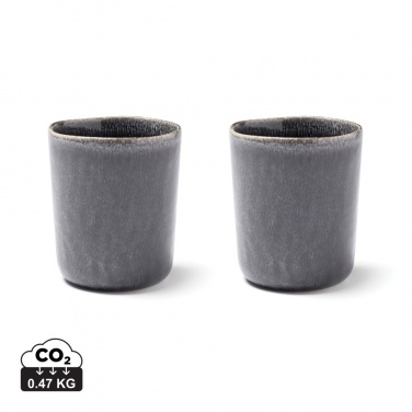 Logo trade promotional gift photo of: VINGA Nomimono stoneware mug, 2 pcs set