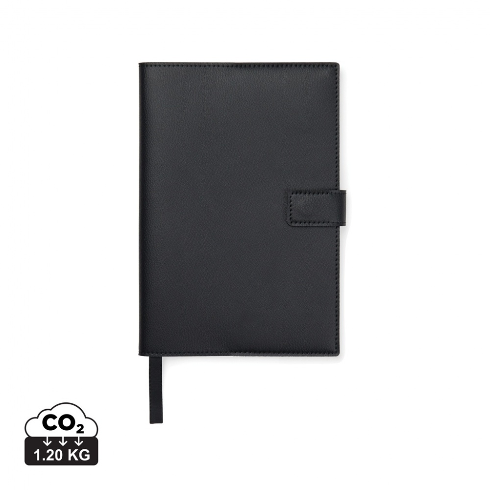 Logo trade promotional gifts image of: VINGA Timo PU RCS RPET notebook