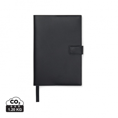 Logo trade promotional giveaway photo of: VINGA Timo PU RCS RPET notebook