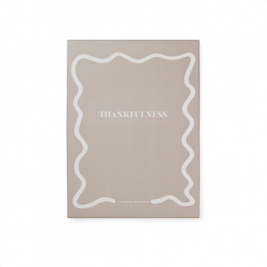 Logotrade promotional gift image of: VINGA Thankfulness GRS recycled paper journal