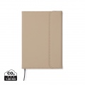 VINGA Baltimore GRS certified paper & PU notebook, greige