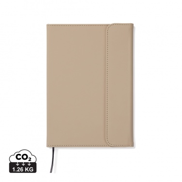 Logo trade promotional gifts image of: VINGA Baltimore GRS certified paper & PU notebook