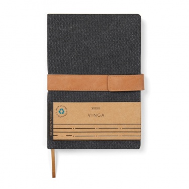 Logo trade promotional gifts image of: VINGA Bosler RCS recycled paper notebook