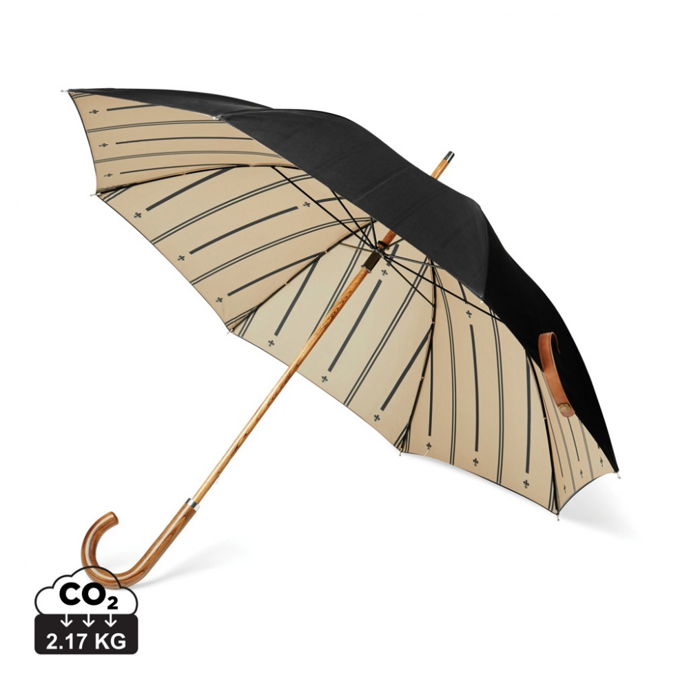 Logo trade promotional giveaways image of: VINGA Bosler AWARE™ recycled pet 23" umbrella