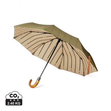 Logotrade advertising products photo of: VINGA Bosler AWARE™ recycled pet 21" foldable umbrella