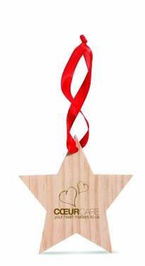 Logo trade promotional gifts picture of: Star shaped hanger