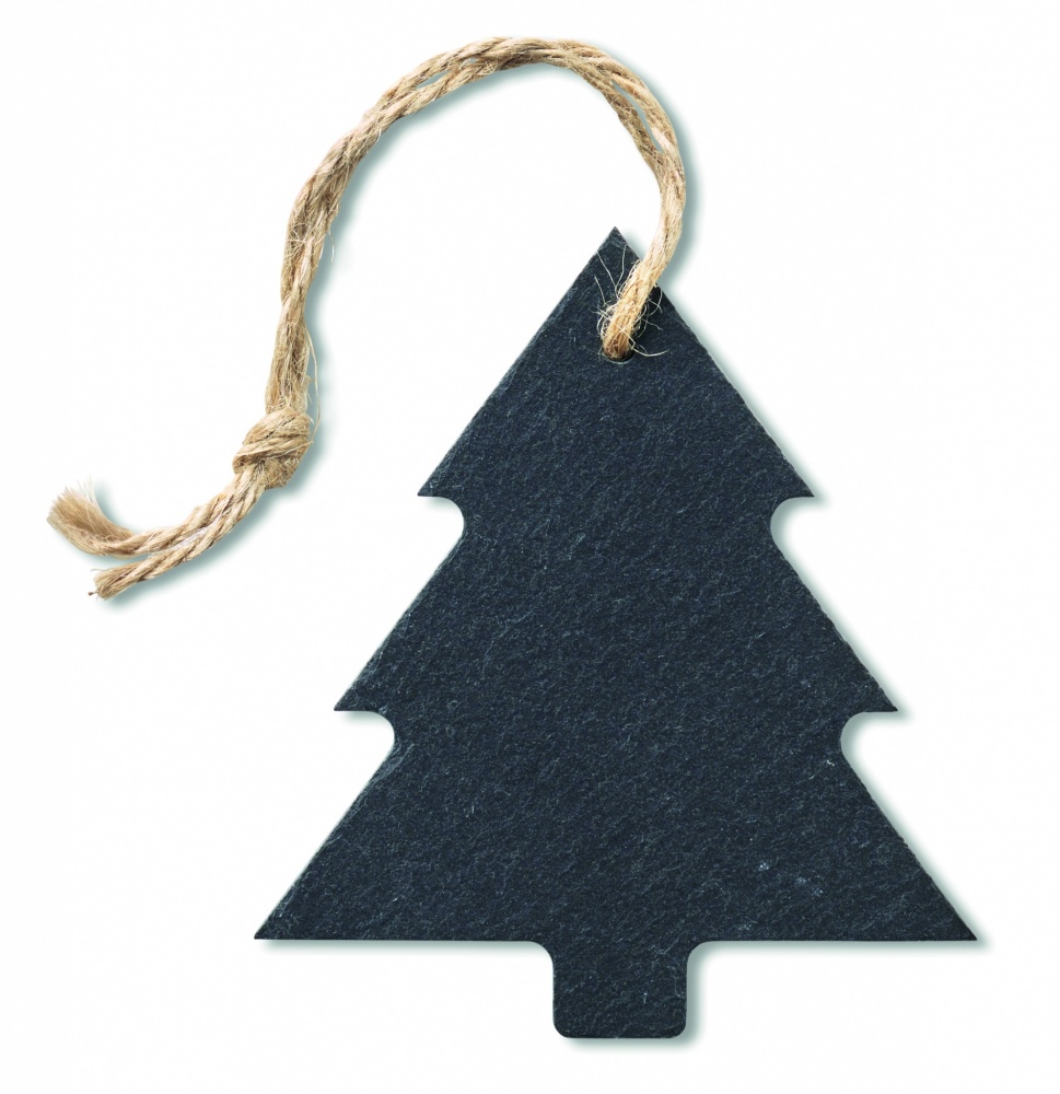 Logotrade promotional giveaway image of: Slate xmas hanger tree