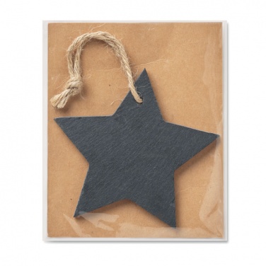 Logotrade business gifts photo of: Slate xmas hanger star