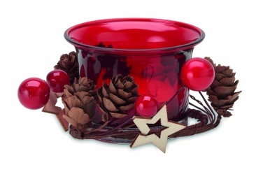 Logo trade corporate gifts picture of: Christmas candle holder