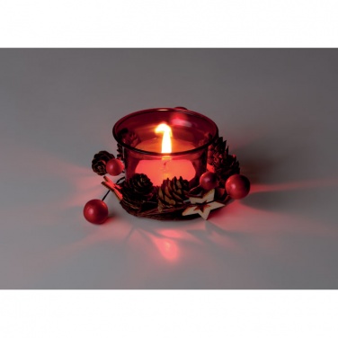 Logo trade business gifts image of: Christmas candle holder