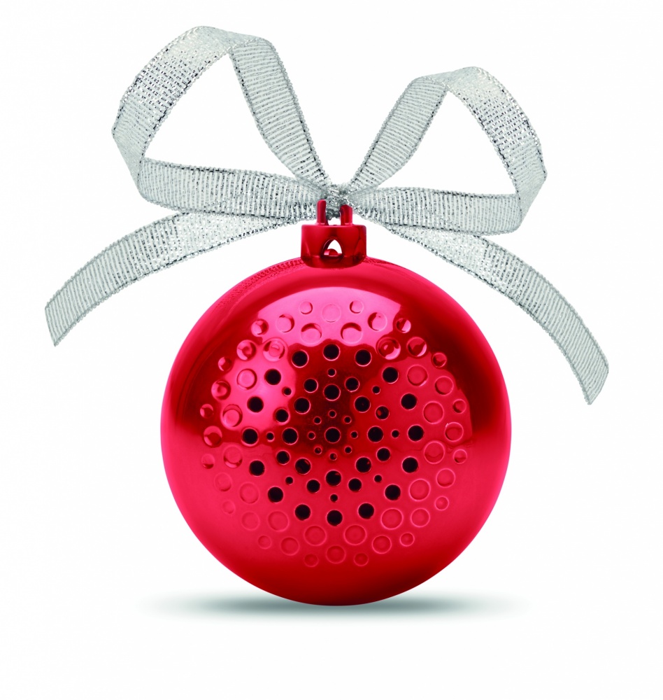 Logo trade promotional merchandise picture of: Speaker Christmas ball