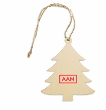 Logotrade promotional product image of: Wooden Tree shaped hanger