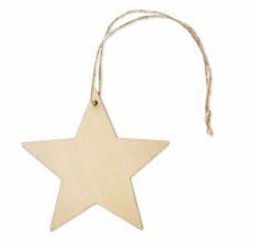 Wooden star shaped hanger