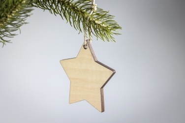 Logo trade promotional products image of: Christmas ornament star