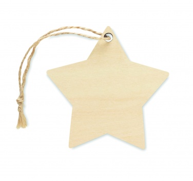 Logo trade promotional gifts picture of: Christmas ornament star