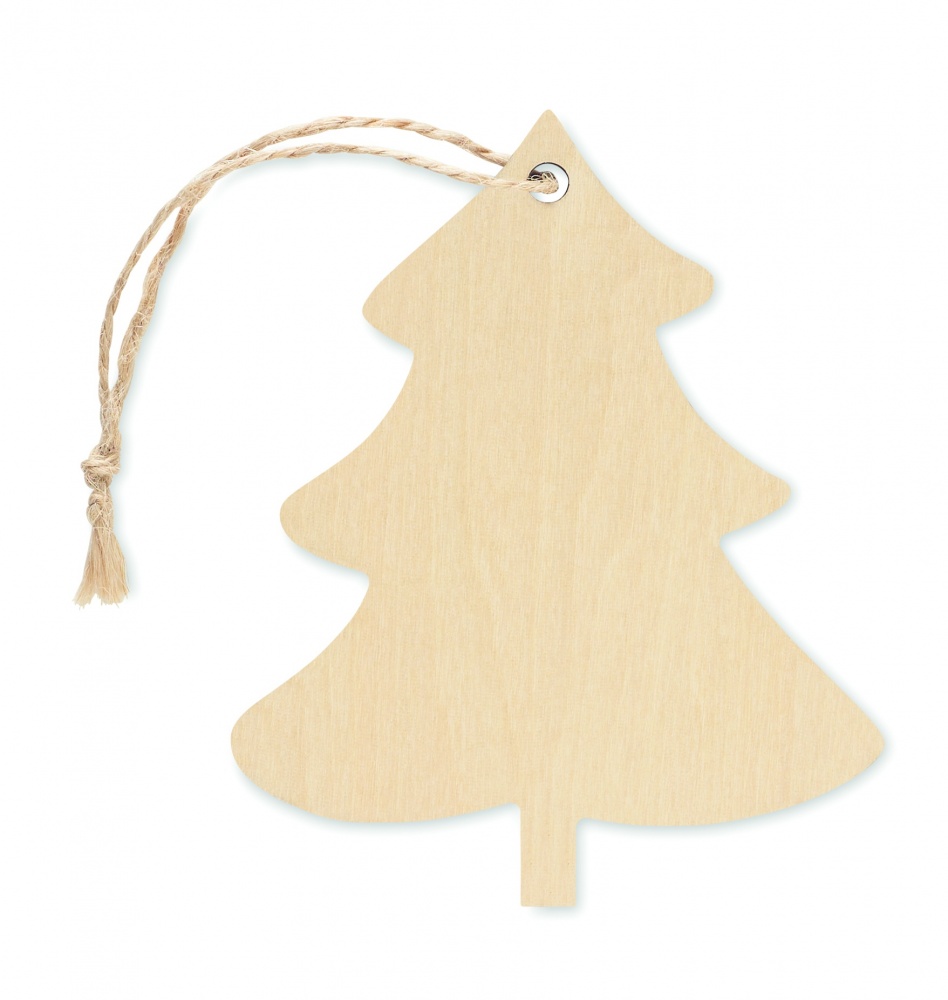 Logo trade promotional giveaways picture of: Christmas ornament tree