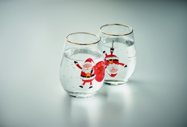 Logotrade corporate gifts photo of: Set of 2 Christmas glasses