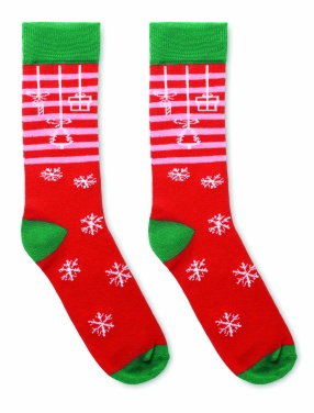 Logo trade corporate gifts picture of: Pair of Christmas socks L