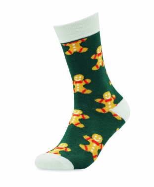 Logo trade business gift photo of: Pair of Christmas socks L