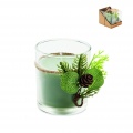 Christmas candle holder, Green