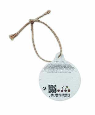 Logotrade business gifts photo of: Seed paper Xmas ornament