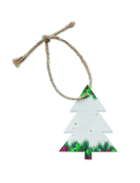 Logo trade promotional products picture of: Seed paper Xmas ornament