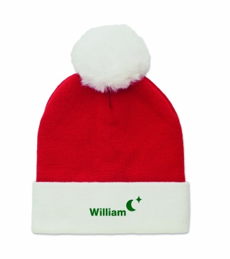 Logo trade promotional items image of: Christmas knitted beanie