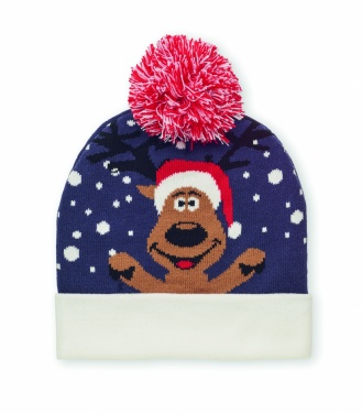 Logo trade promotional products image of: Christmas knitted beanie