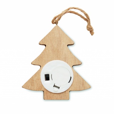 Logo trade advertising products image of: Wooden weed tree with lights