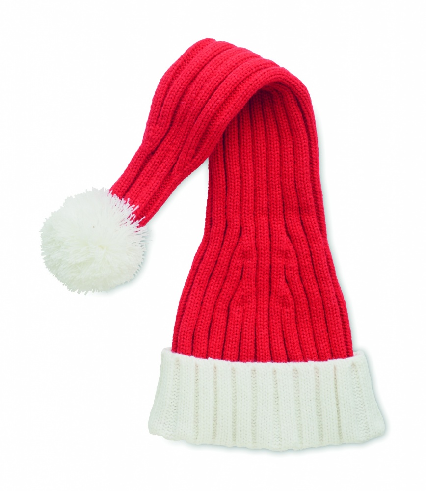 Logo trade business gifts image of: Long Christmas knitted beanie