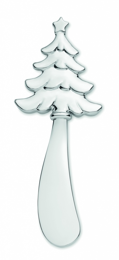 Logo trade promotional merchandise image of: Christmas tree cheese knife