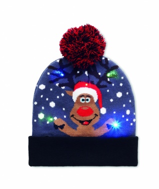 Logotrade corporate gift image of: Christmas knitted beanie LED