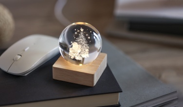 Logotrade promotional item picture of: Christmas LED crystal ball