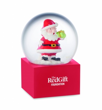 Logo trade promotional item photo of: Small snow ball glass ornament