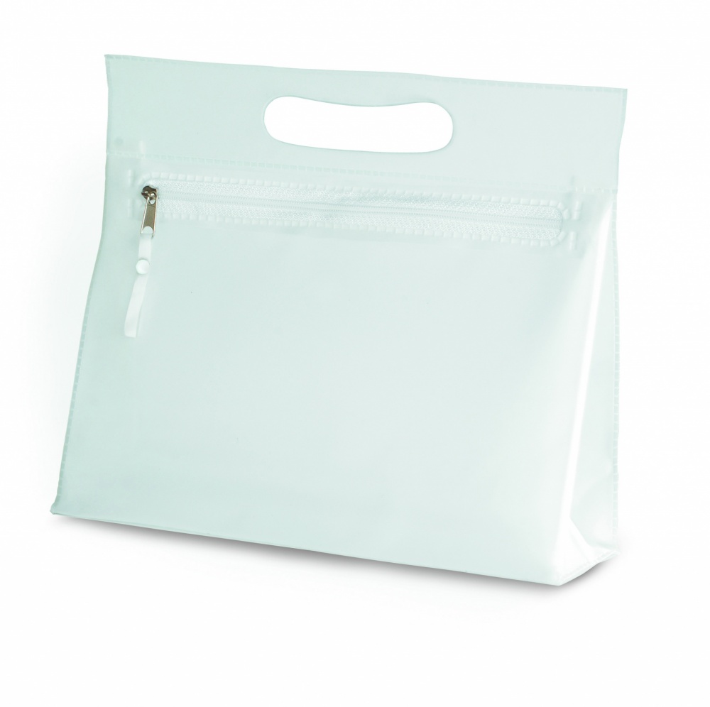 Logo trade advertising products image of: Transparent cosmetic pouch