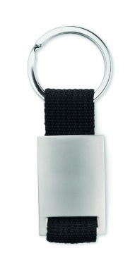 Logotrade promotional items photo of: Metal rectangular key ring Espoo