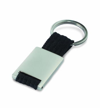 Logotrade promotional product picture of: Metal rectangular key ring Espoo