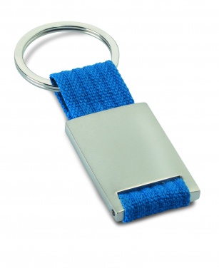 Logotrade promotional products photo of: Metal rectangular key ring Espoo