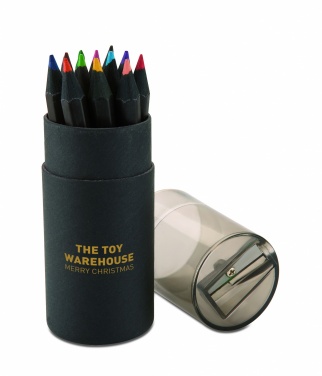 Logotrade business gifts photo of: Black colouring pencils