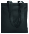 80gr/m² nonwoven shopping bag, Black